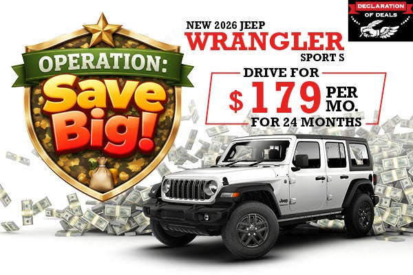 NEW 2026 JEEP WRANGLER SPORT S